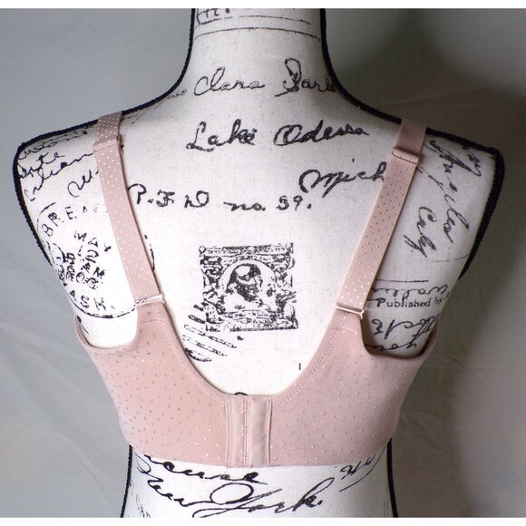 🆕WACOAL Back Appeal Wireless Seamless Unpadded Bra 38B Beige #852303 - Picture 8 of 10